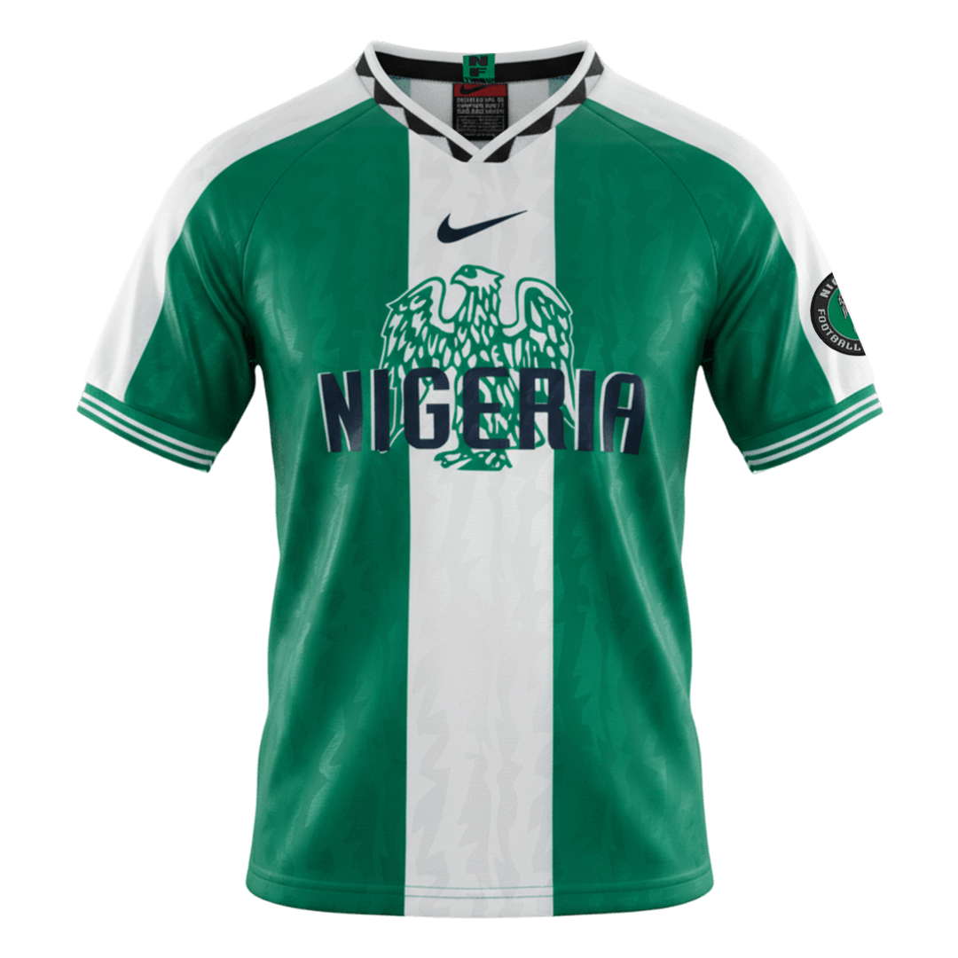 Nigeria Home Soccer Jersey Retro 1996