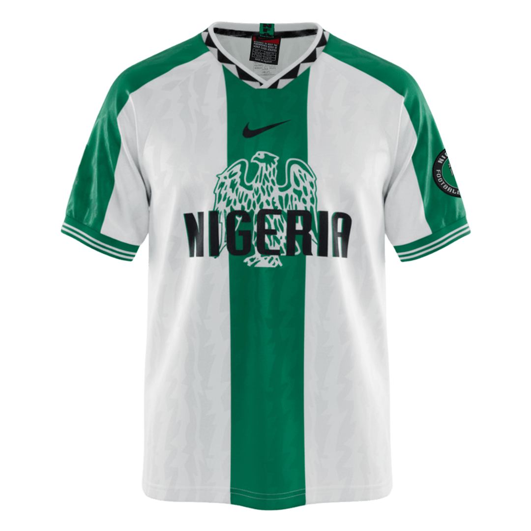 Nigeria Away Soccer Jersey Retro 1996