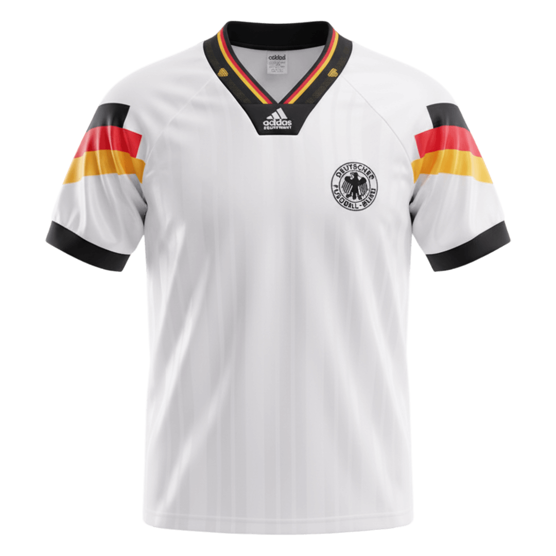 Germany Home Soccer Jersey Retro 1992